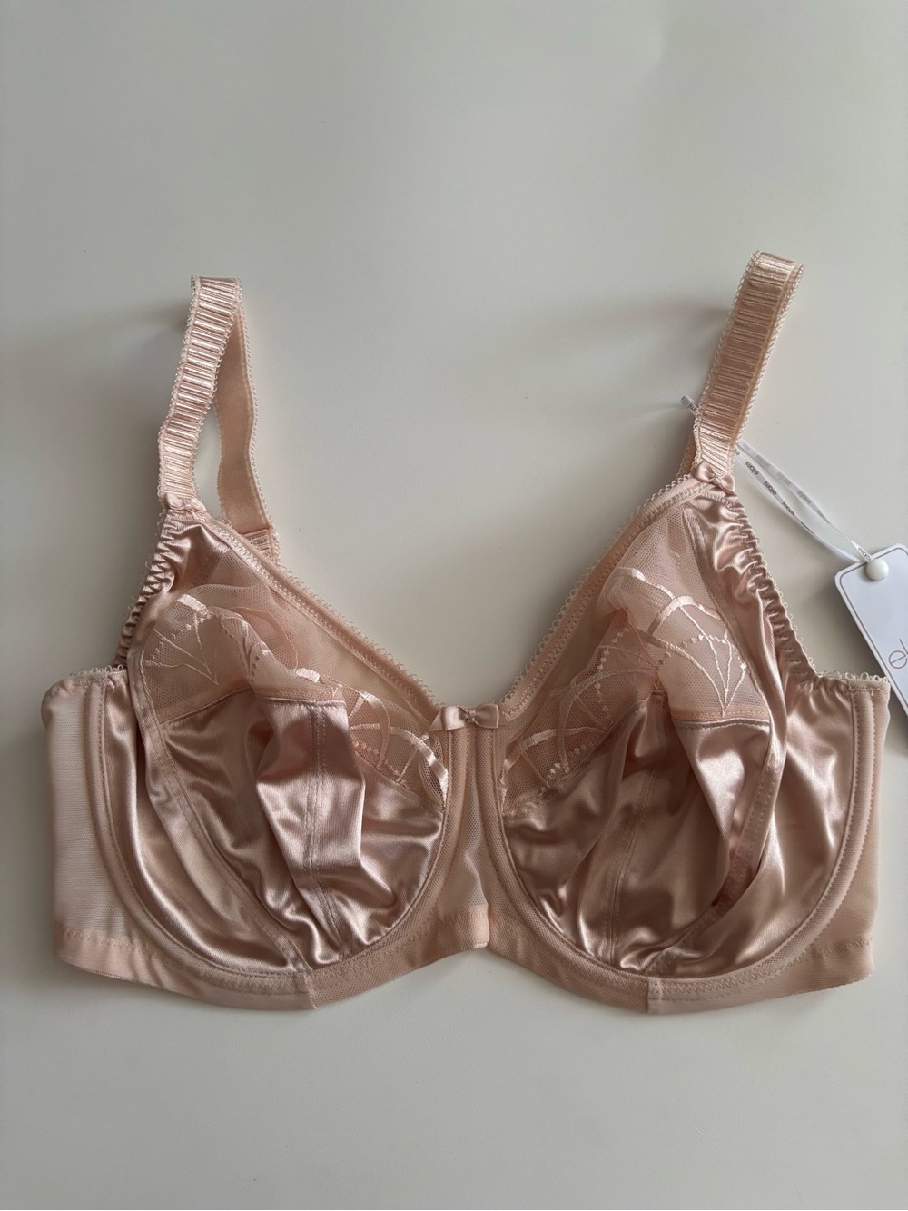 Elomi Bra NWT Cate Underwire Full Cup Latte Unlined EL4030LAE US 34H